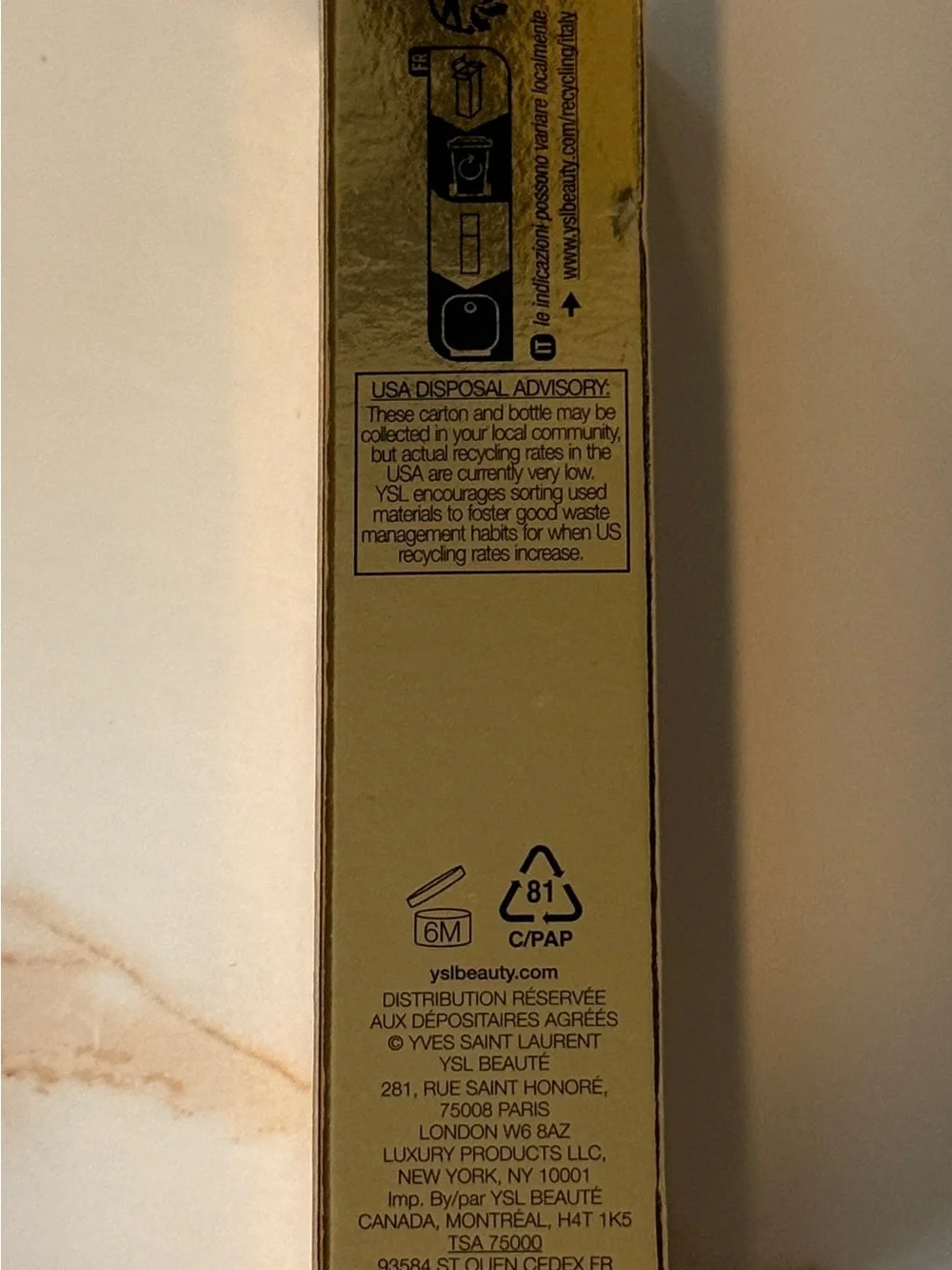 YSL All Hours Precise Angles Concealer LN1 | New in Box